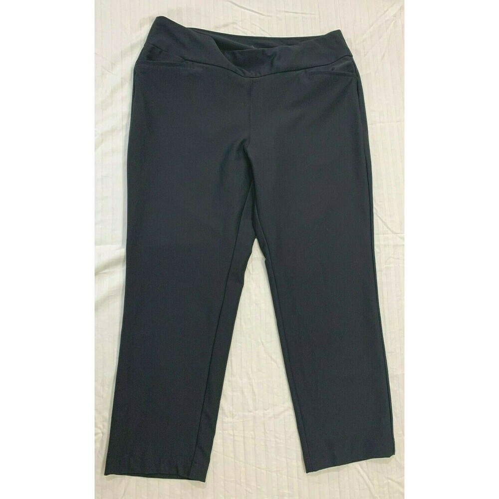 ADIDAS WOMENS PULL ON ANKLE GOLF PANTS SIZE L